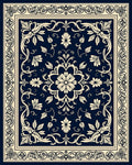 Ornate Floral Inlay Design Rug