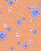 Vintage Floral Vines Pattern Design Rug