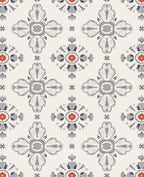 Vintage Floral Medallion Pattern Rug
