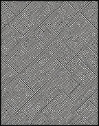 Abstract Geometric Maze Pattern Rug