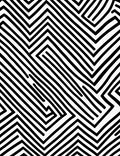 Black White Angled Line Art Design Rug