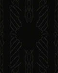 Abstract Dark Twisted Pattern Design Rug