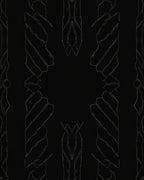 Abstract Dark Twisted Pattern Design Rug
