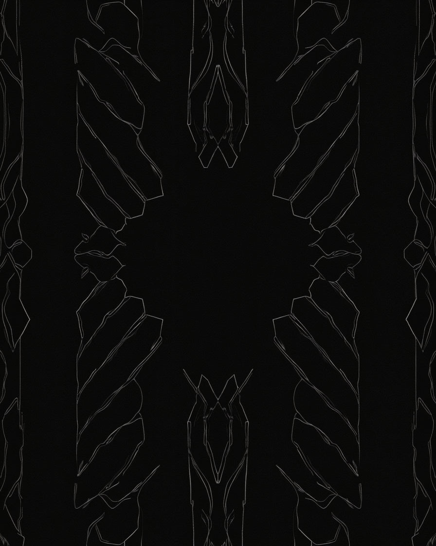 Abstract Dark Twisted Pattern Design Rug