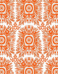 Vibrant Sunburst Style Pattern Rug