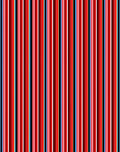 Vibrant Red Blue Stripe Pattern Rug