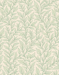 Verdant Leaf Pattern Runner Rug