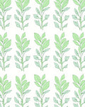 Fresh Leafy Botanical Pattern Rug