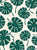 Tropical Leaf Pattern Rug