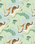 Abstract Swirl Pattern Rug