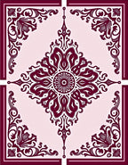 Elegant Paisley Floral Medallion Pattern Rug