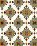 Vintage Floral Medallion Pattern Rug