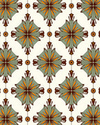 Vintage Floral Medallion Pattern Rug