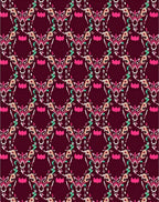 Bold Geometric Animal Pattern Design Rug