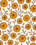 Bold Floral Botanical Vines Rug