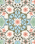 Elegant Floral Medallion Pattern Rug