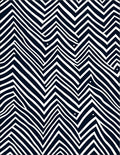 Bold Zigzag Black White Pattern Rug