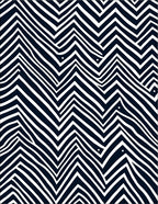 Bold Zigzag Black White Pattern Rug