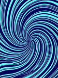 Swirling Infinite Spiral Pattern Rug