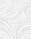 Abstract Swirls Triangles Contour Rug