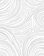 Abstract Swirls Triangles Contour Rug