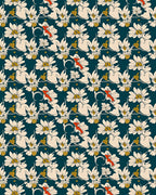 Art Nouveau Floral Pattern Rug
