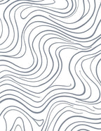 Fluid Marble Swirl Pattern Rug