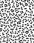 Minimalist Black Dot Dash Rug