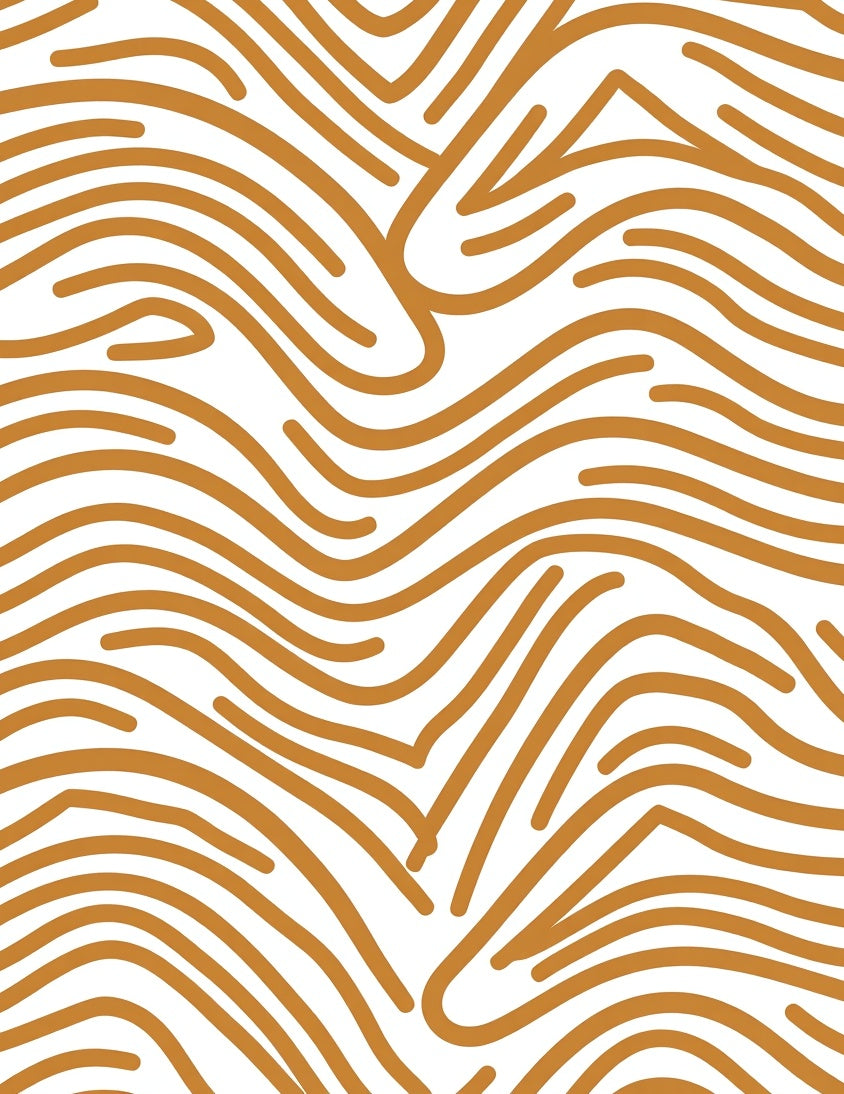 Abstract Wavy Linen Pattern Rug