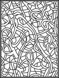 Abstract Black White Swirl Pattern Rug