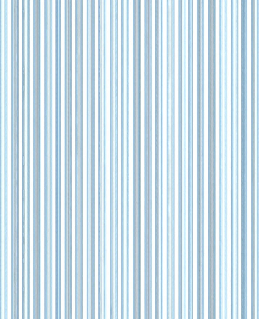 Classic Blue Striped Design Rug