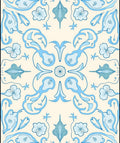 Art Nouveau Floral Swirl Pattern Rug