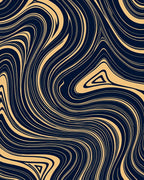 Abstract Swirls Flowing Pattern Rug