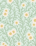 Delicate Bloom Vine Pattern Rug
