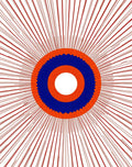 Concentric Sunburst Design Rug
