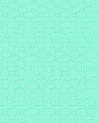 Aqua Abstract Geometric Grid Pattern Rug