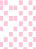 Soft Pink Square Pattern Design Rug