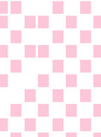 Soft Pink Square Pattern Design Rug