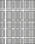 Geometric Linear Grid Pattern Rug