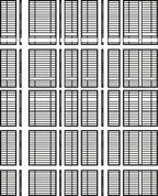Geometric Linear Grid Pattern Rug