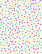 Multicolor Confetti Square Patterns Rug