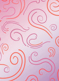 Fluid Swirls Delicate Lines Rug