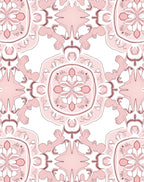 Artistic Floral Symmetry Pattern Rug