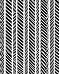 Bold Black White Vertical Stripe Pattern Rug