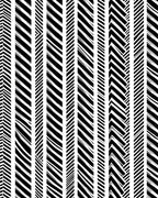 Bold Black White Vertical Stripe Pattern Rug