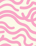 Soft Pink Organic Swirl Rug