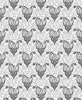 Art Nouveau Floral Swirl Pattern Rug