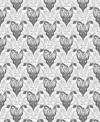 Art Nouveau Floral Swirl Pattern Rug