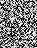Abstract Black White Spots Graphic Rug