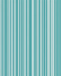 Classic Teal White Stripe Pattern Rug